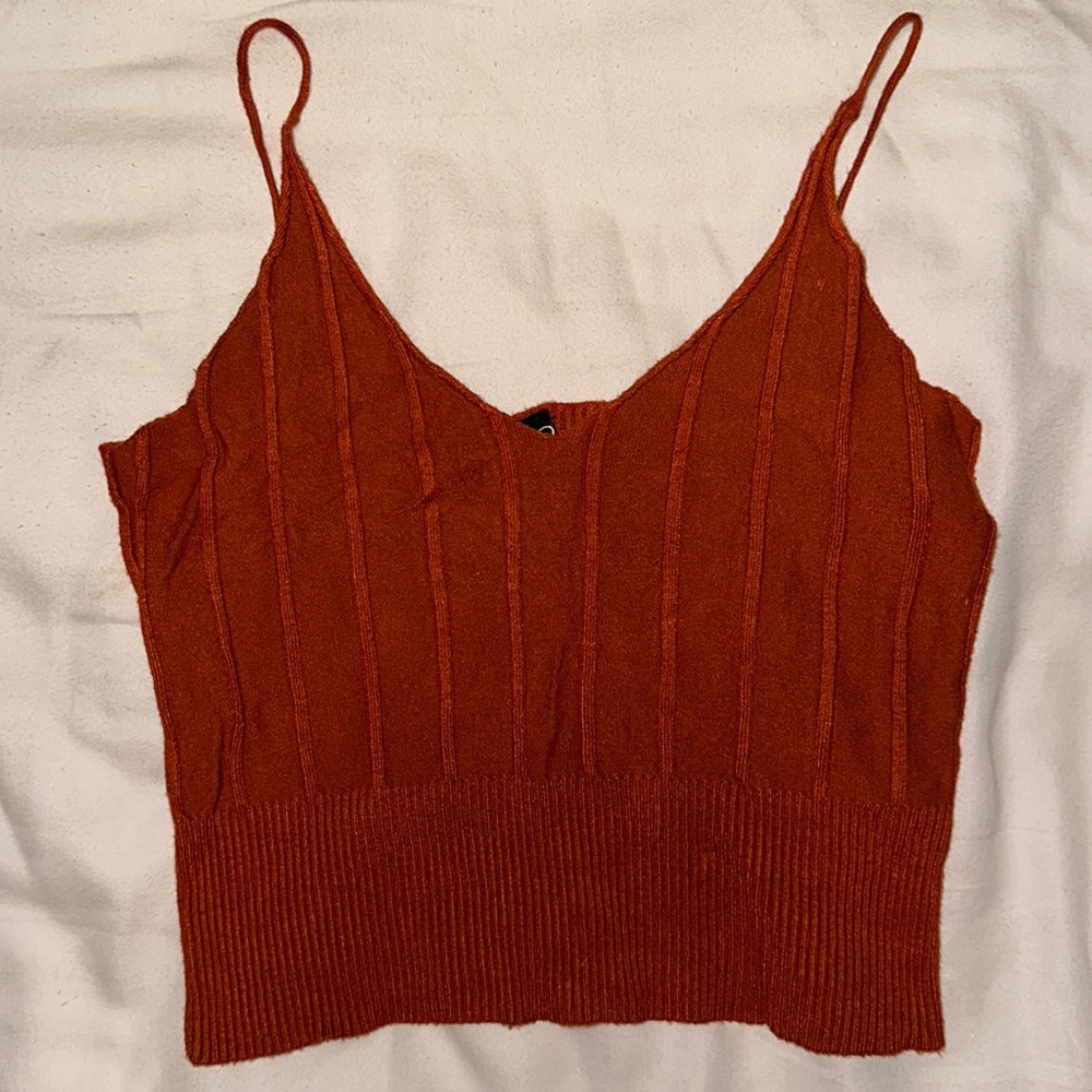 Knit crop top